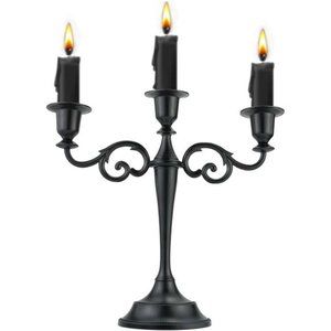 3 Metal Candelabra – Candlesticks Holder for Formal Events, Wedding, Church